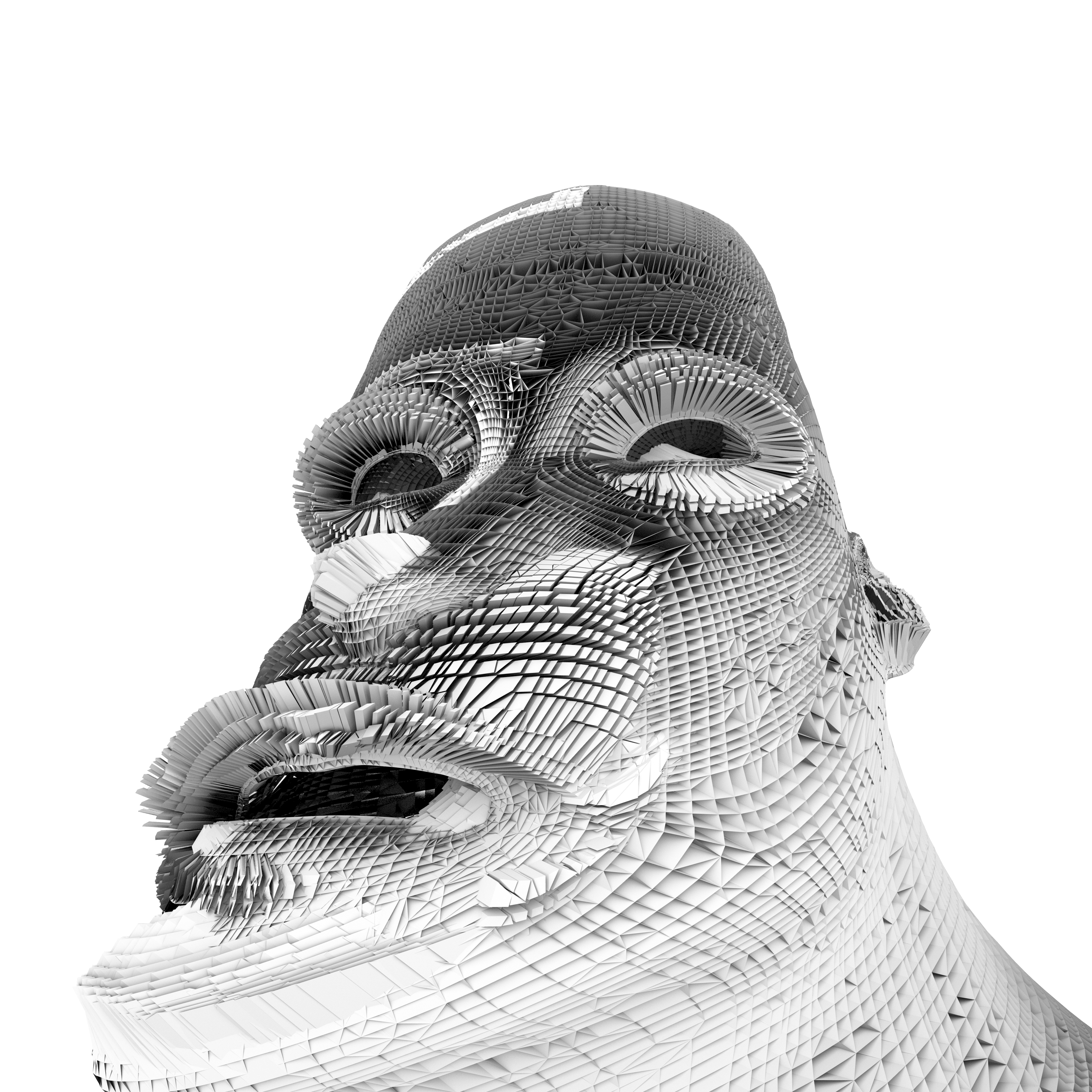 3D model of face with high levels of surface detail